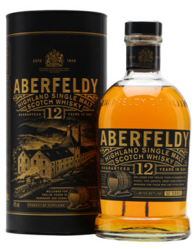 Aberfeldy Scotch Whiskey 12 botella